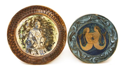 Lot 268 - Two Fulham pottery plates by Quentin Bell (1910-1996)