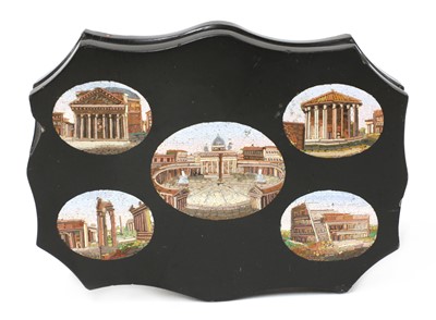 Lot 102 - An Italian black marble paperweight