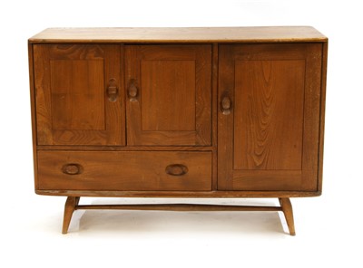 Lot 378 - An Ercol elm sideboard
