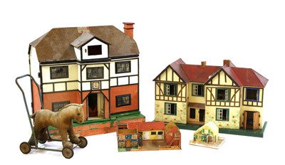 Lot 271 - A doll's house and one other, together with...