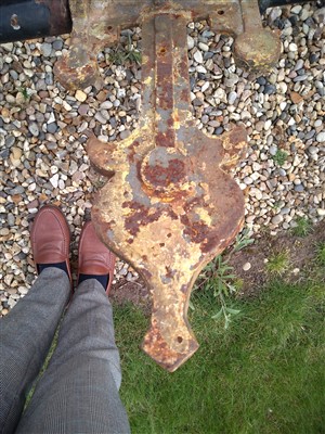 Lot 23 - A large Victorian cast iron weathervane