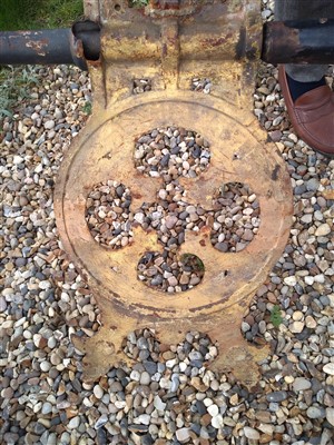 Lot 23 - A large Victorian cast iron weathervane