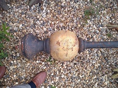 Lot 23 - A large Victorian cast iron weathervane