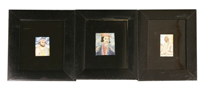 Lot 138 - Three Indian miniature portraits on ivory