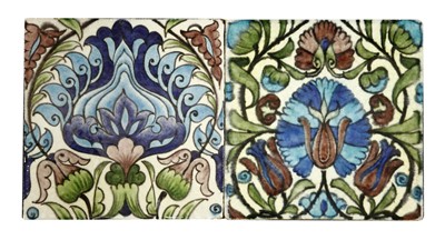 Lot 3 - Two William De Morgan tiles