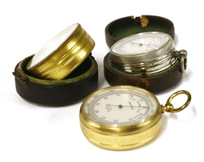 Lot 364 - Three pocket barometer/altimeters