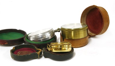 Lot 190 - Three pocket barometers