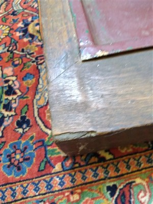 Lot 27 - A Victorian oak and horn hat stand