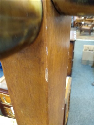 Lot 27 - A Victorian oak and horn hat stand
