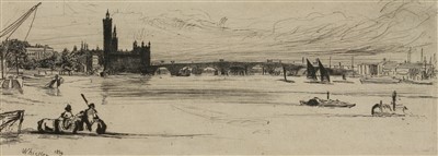 Lot 106 - JAMES ABBOTT MCNEILL WHISTLER (American, 1834-1903)