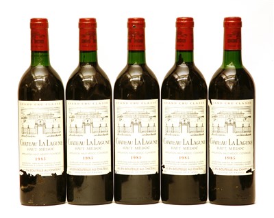 Lot 159 - Chateau La Lagune, Haut Médoc, 3rd growth, 1985, five bottles