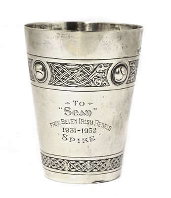 Lot 2 - Irish Republican Interest: a silver beaker