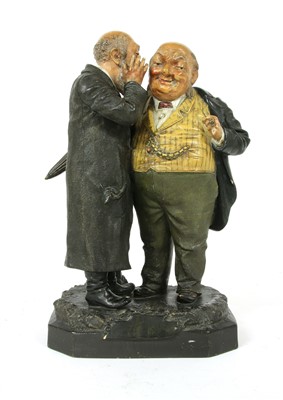 Lot 256A - A Johann Maresch painted pottery figure