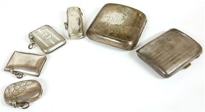 Lot 97 - A hallmarked silver cigarette case