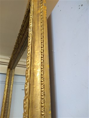 Lot 13 - A large pair of carved and gilded picture frames