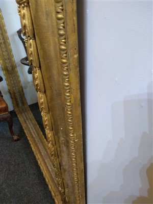Lot 13 - A large pair of carved and gilded picture frames