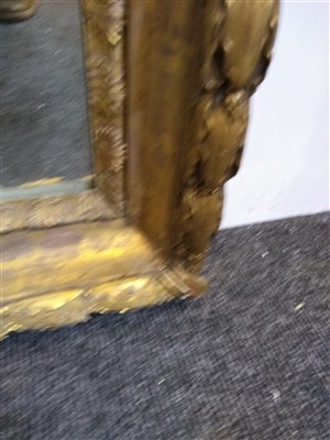 Lot 13 - A large pair of carved and gilded picture frames