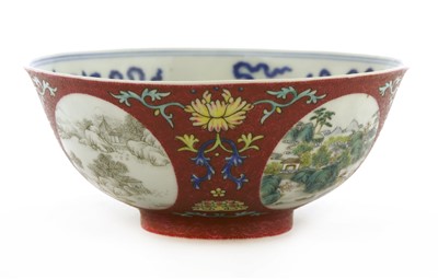 Lot 49 - A Chinese famille rose bowl