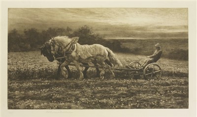 Lot 725 - Herbert Thomas Dicksee RE (1862-1942)