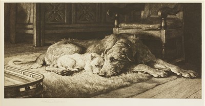 Lot 714 - Herbert Thomas Dicksee RE (1862-1942)