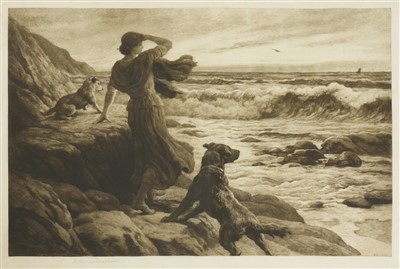 Lot 722 - Herbert Thomas Dicksee RE (1862-1942)