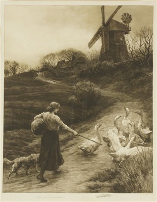 Lot 723 - Herbert Thomas Dicksee RE (1862-1942)