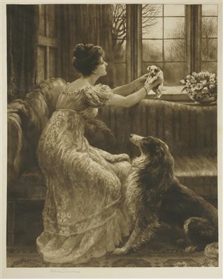 Lot 718 - Herbert Thomas Dicksee RE (1862-1942)