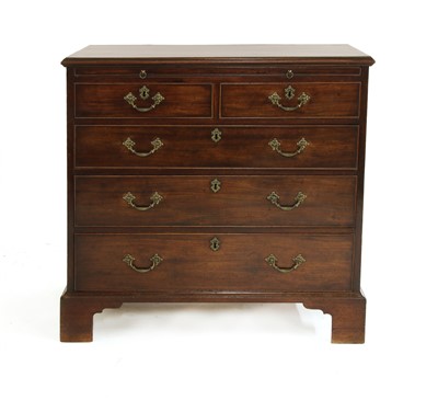 Lot 347 - A George III mahogany chest of drawers