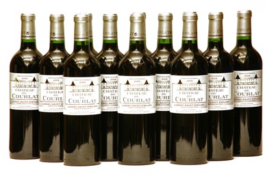 Lot 166 - Chateau du Courlat, Cuvée Jean-Baptiste, Lussac-Saint-Émilion, 2009, twelve bottles (boxed)