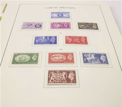 Lot 124 - A GB lighthouse hingeless padded album