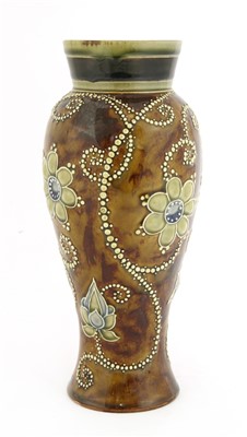 Lot 15 - A Doulton Lambeth stoneware vase