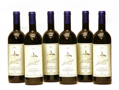 Lot 104 - Tenuta san Guido, Guidalberto, 2000, six bottles (boxed)