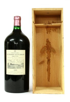 Lot 180 - Chateau La Mission Haut-Brion, Cru Classé des Graves, 1985, one six litre bottle (owc)