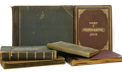 Lot 240 - PHOTOGRAPHY: A collection of 5 large Photograph Albums