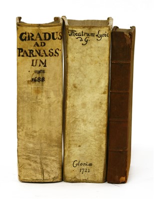 Lot 122 - 1- Gradus Ad Parnassum Sive Novus Synonymorum..