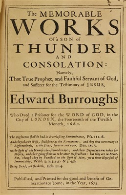 Lot 129 - QUAKERS: 1- Fox, George: Gospel-Truth Demonstrated..