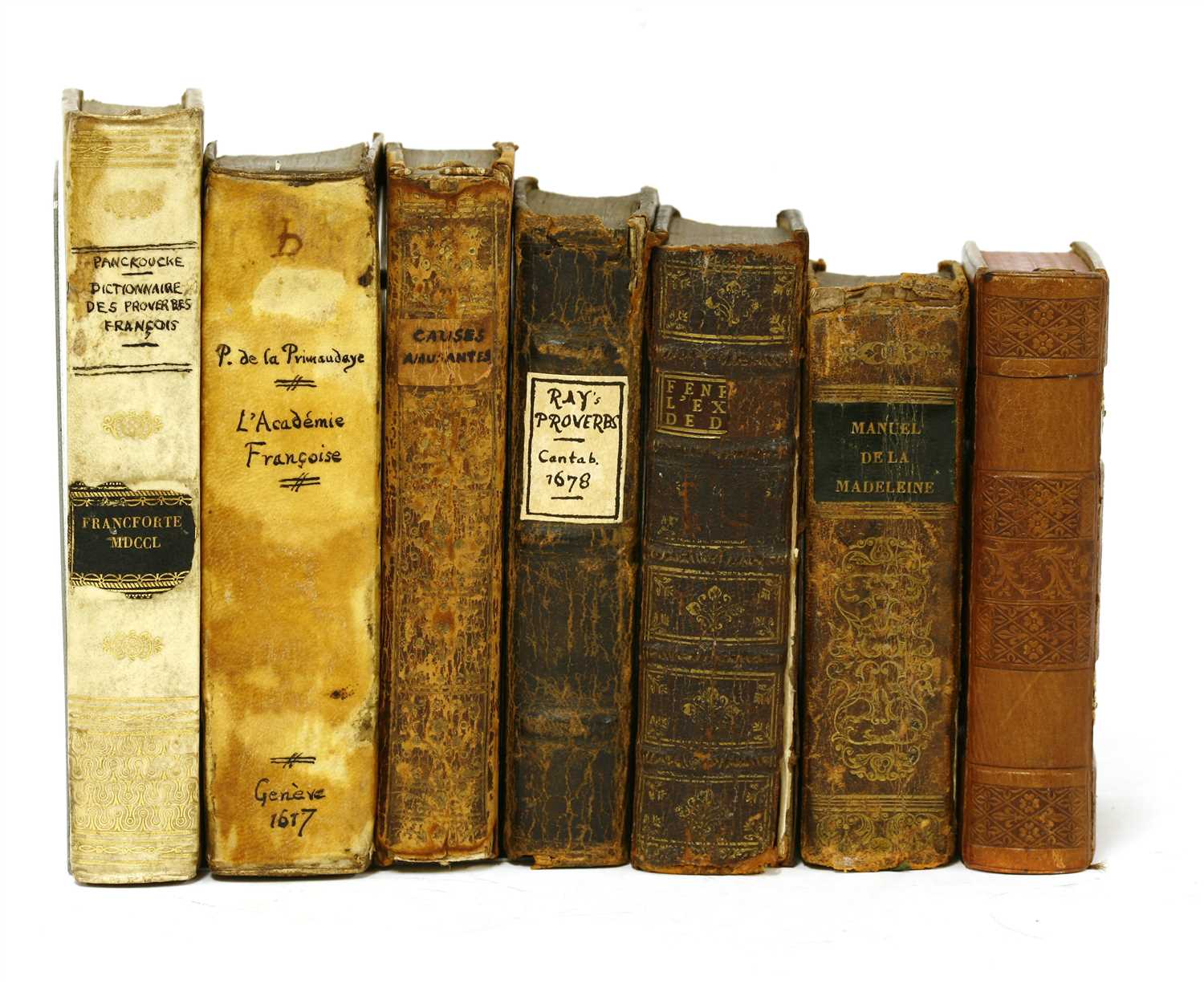 Lot 93 - 1- Ray, John: A Collection of English Proverbs..