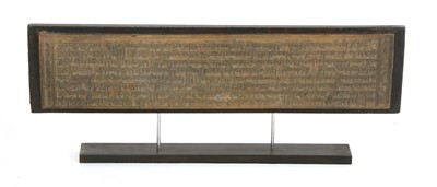 Lot 427 - A Sanskrit printing block