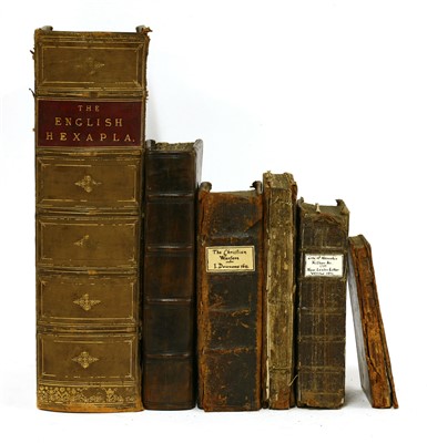 Lot 72 - THEOLOGY: 1- BIBLE- The English HEXAPLA.