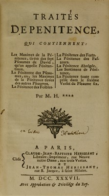 Lot 75 - THEOLOGY: 1- Taylor, J: The Great Exemplar of Sanctity and Holy Life.. In 3 parts.