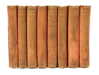 Lot 221 - Morris, F O: History of British Birds  in 8 Volumes.