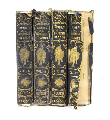 Lot 288 - Couch, J: History of the Fishes of the British Isles in 4 Volumes