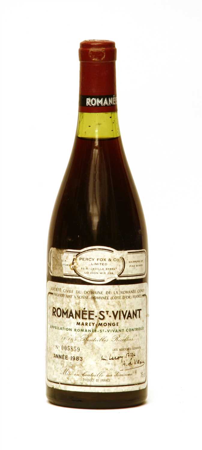 Lot 131 - Romanée-St-Vivant, Grand Cru, Marey-Monge, No. 005859, 1983, one bottle