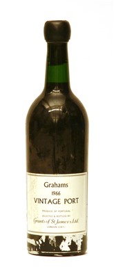 Lot 47 - Graham's, selected and bottled by Grants of St James's Ltd, 1966, one bottle