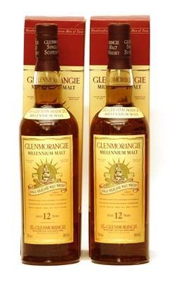 Lot 86 - Glenmorangie, Millenium Malt, aged 12 years, two bottles (each boxed)