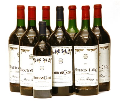 Lot 188 - Baron Philippe de Rothschild, Mouton-Cadet, 1985, six magnums and 1997, one magnum and one bottle