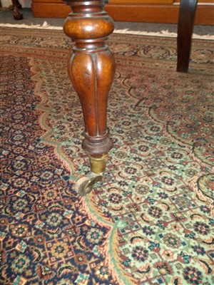 Lot 143 - A pair of mahogany library armchairs