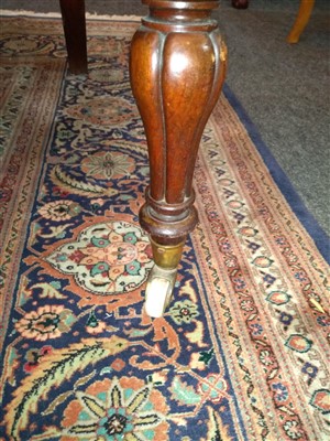 Lot 143 - A pair of mahogany library armchairs