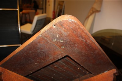 Lot 111 - An Heal's teak garden table and four chairs