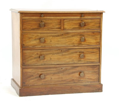 Lot 320 - A mahogany chest of drawers